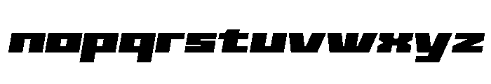 Voltpace Regular Font LOWERCASE