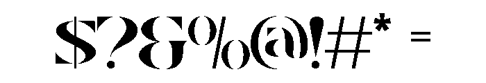 Voluma Font OTHER CHARS