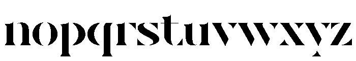 Voluma Font LOWERCASE