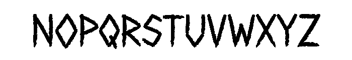Vondalore Font LOWERCASE