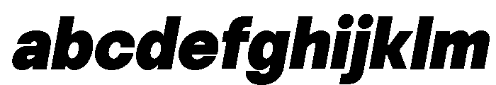 Vontica Sans Black Italic FONT
