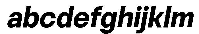Vontica Sans Bold Italic FONT