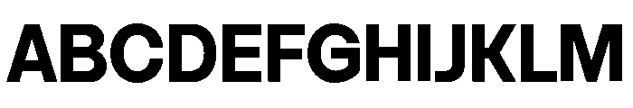 Vontica Sans Bold Font UPPERCASE