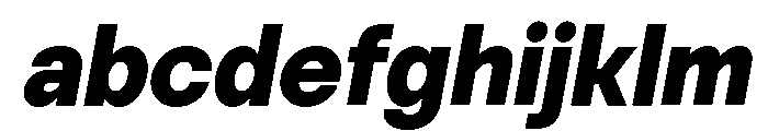 Vontica Sans Extra Bold Italic FONT