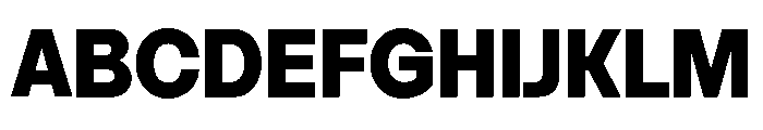 Vontica Sans Extra Bold Font UPPERCASE