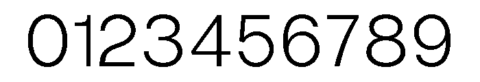 Vontica Sans Light Font OTHER CHARS