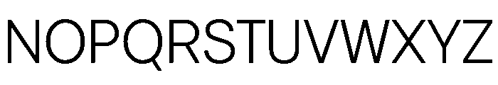 Vontica Sans Light Font UPPERCASE