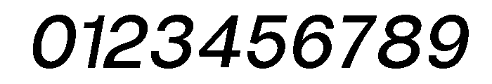 Vontica Sans Medium Italic Font OTHER CHARS
