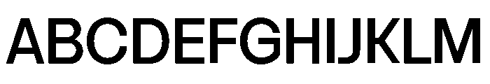 Vontica Sans Medium Font UPPERCASE
