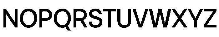 Vontica Sans Medium Font UPPERCASE