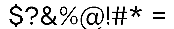 Vontica Sans Regular Font OTHER CHARS