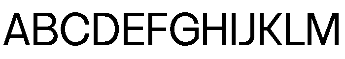 Vontica Sans Regular Font UPPERCASE