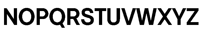 Vontica Sans Semi Bold Font UPPERCASE
