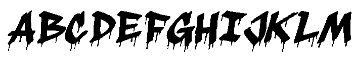 VoodooVibe Italic Font UPPERCASE