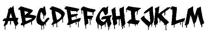 VoodooVibe Font UPPERCASE