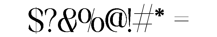 Vorello Regular Font OTHER CHARS