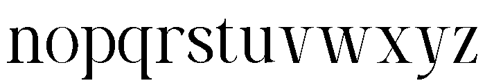 Vorello Regular Font LOWERCASE