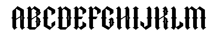 Vorine Font UPPERCASE