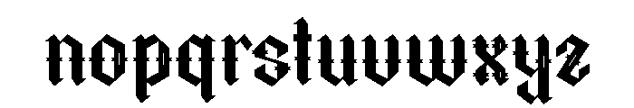 Vorine Font LOWERCASE