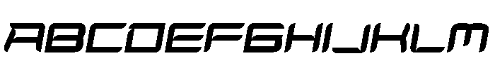 Vorixon Oblique Font UPPERCASE