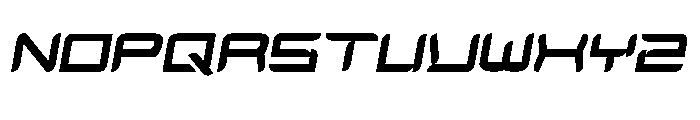 Vorixon Oblique Font UPPERCASE
