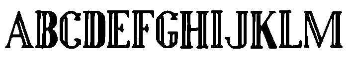 Vorl Font UPPERCASE