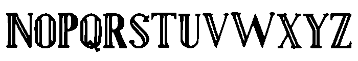Vorl Font UPPERCASE