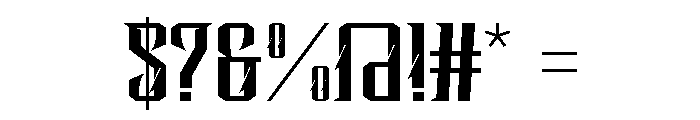 Vorna Font OTHER CHARS