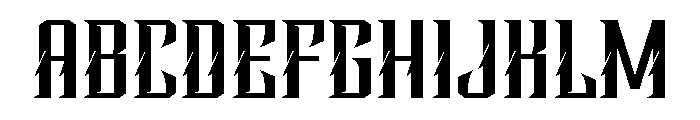 Vorna Font UPPERCASE