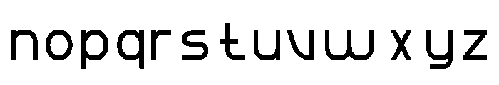 Vornova Regular Font LOWERCASE