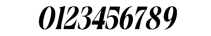 Vorseta Italic Font OTHER CHARS