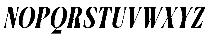 Vorseta Italic Font UPPERCASE