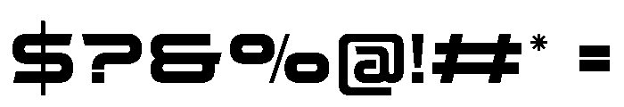 Vortexa Regular Font OTHER CHARS