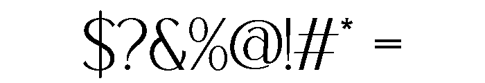 Vorue-Regular Font OTHER CHARS