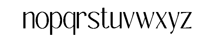 Vorue-Regular Font LOWERCASE