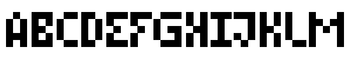 Voxel Font UPPERCASE
