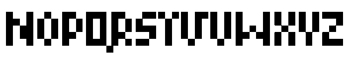 Voxel Font UPPERCASE