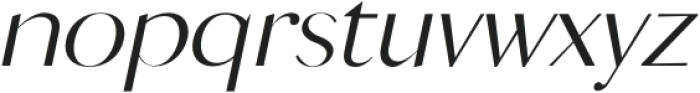 VOGUISH Light Italic otf (300) Font LOWERCASE