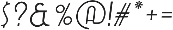 VOLTDECOV02-Italic otf (400) Font OTHER CHARS