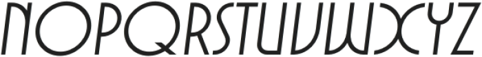 VOLTDECOV02-Italic otf (400) Font LOWERCASE