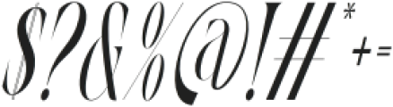 VOLTUNE Italic otf (400) Font OTHER CHARS