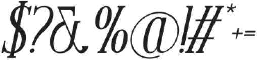 VORACITY Italic otf (400) Font OTHER CHARS