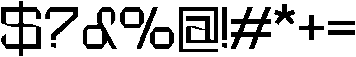 VORGENT Regular otf (400) Font OTHER CHARS