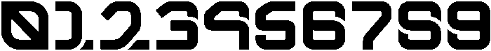 VORTEX Regular otf (400) Font OTHER CHARS