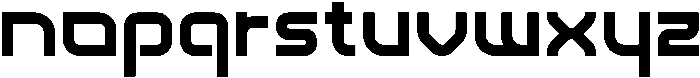 VORTEX Regular otf (400) Font LOWERCASE