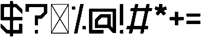 VOXER Regular otf (400) Font OTHER CHARS