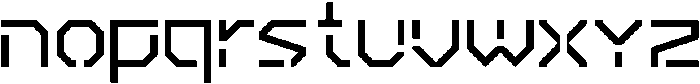 VOXER Regular otf (400) Font LOWERCASE