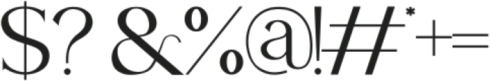 Vocago otf (400) Font OTHER CHARS