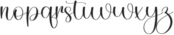 Vocation Autography Regular otf (400) Font LOWERCASE