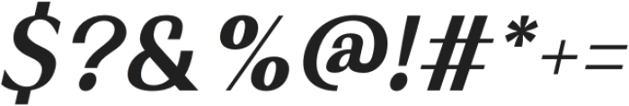Vogera-Italic otf (400) Font OTHER CHARS